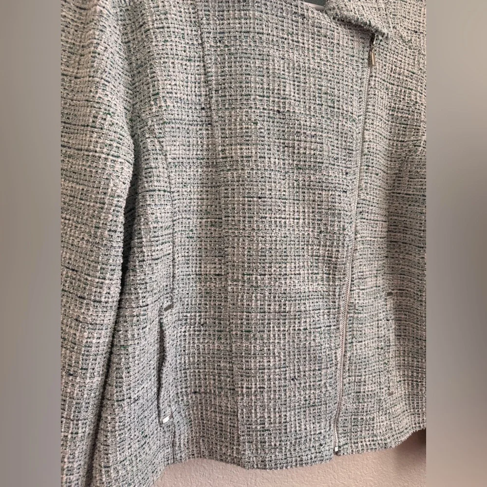 SOHO Women's Tweed Moto Jacket